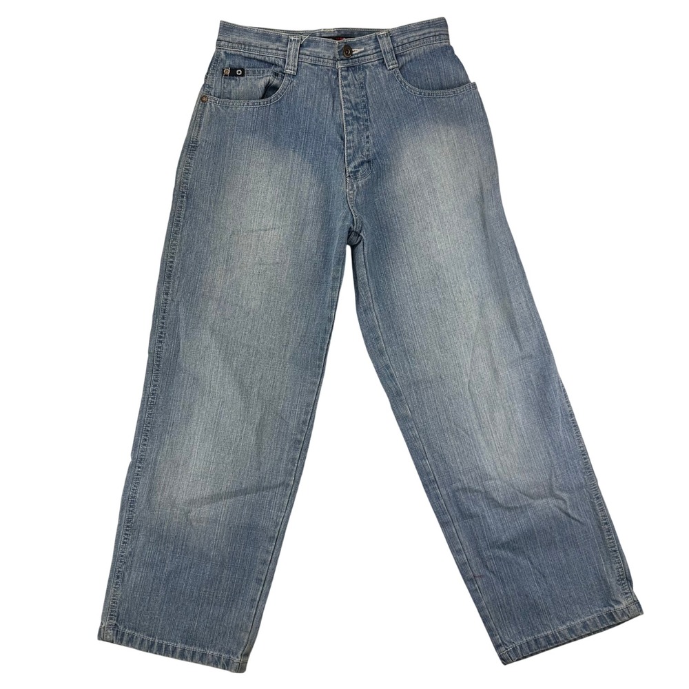 Southpole Jeans Mens Baggy Relaxed 27 Light Wash Denim VTG Y2K 90s Cotton